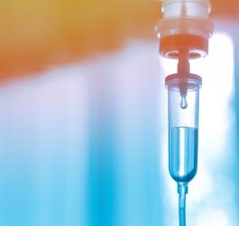 Kroplówka w szpitalu.